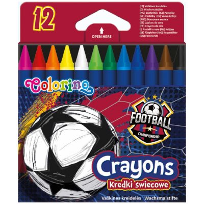 Colorino R21740PTR Football sada voskovek 12 ks – Hledejceny.cz