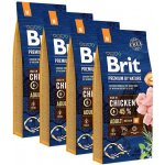 Brit Premium by Nature Adult M 4 x 15 kg