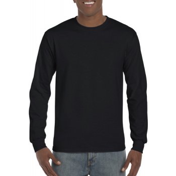 Gildan pánské bavlněné tričko Hammer s dlouhým rukávem s manžetami 200 g/m černá