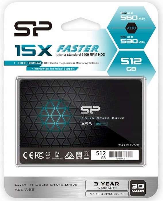 Silicon Power Ace A55 512GB, SP512GBSS3A55S25