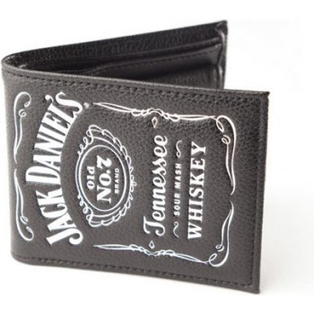 JACK DANIELS PENĚŽENKA OTEVÍRACÍ/JACK DANIEL'S CLASSIC LOGO/ČERNÁ/17 x 10 cm