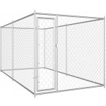 vidaXL Venkovní psí kotec 382 x 192 x 185 cm – Zboží Dáma