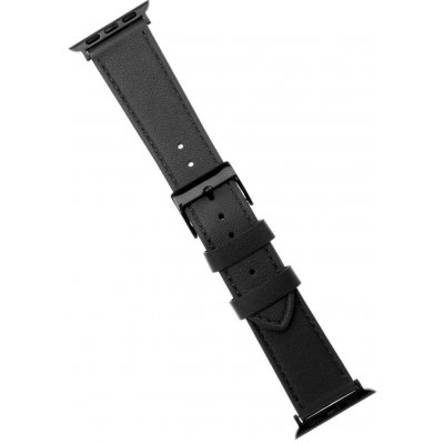 FIXED Leather Strap pro Apple Watch 38/40/41 mm, černý FIXLST-436-BK