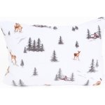 MKLuzkoviny.cz mikroplyš Exclusive Zimní les 40 x 60 cm – Sleviste.cz