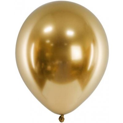 PartyDeco balónky zlaté lesklé 30 cm