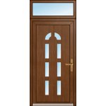 OknaDvereNaMiru.cz Vchodové plastové dveře STYL 119 + Nadsvětlík zlatý dub 105 x 220 cm – Hledejceny.cz