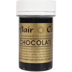 Sugarflair Gelová barva Chocolate 25 g