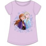 Setino dívčí bavlněné tričko s krátkým rukávem Ledové království frozen Elsa a Anna fialové – Zboží Dáma