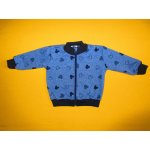 Arex ČR Kojenecká bavlněná mikina bez kapes denim – Zboží Dáma