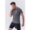 Pánské sportovní tričko Nebbia pánské triko Lightweight Sporty “Grey” 325 Dark Grey