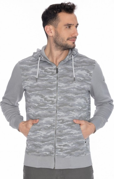 Bushman mikina Jeff light grey