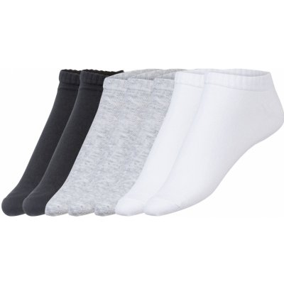 Esmara dámské nízké ponožky 7 párů bílá/šedá/černá – Zboží Mobilmania