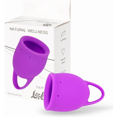 Lola Games Menstruační kalíšek Natural Wellness Fialový Tulipán 15 ml – Zboží Dáma