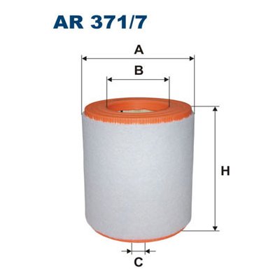 FILTRON Vzduchový filtr AR 371/7
