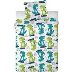 Faro povlečení Dino skate 100 x 135 cm 40 x 60 cm – Sleviste.cz