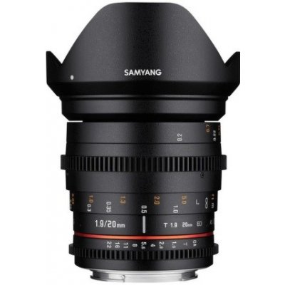 Samyang CINE 20mm T1,9 VDSLR II ED AS UMC Nikon F-mount