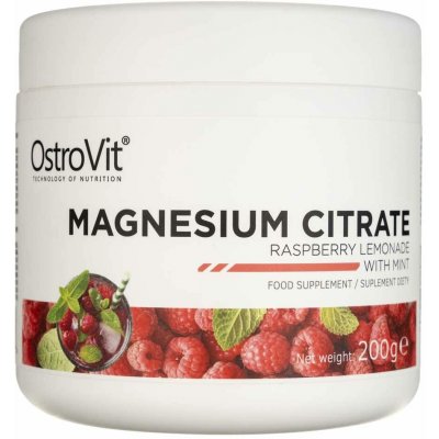 Ostrovit Magnesium Citrate malinová limonáda s mátou 200 g – Hledejceny.cz