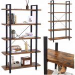 VASAGLE Regál industriální 5 polic 105 x 178 x 34 cm – Sleviste.cz