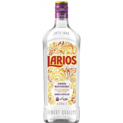 Larios Ginebra Mediterránea 37,5% 1 l (holá láhev) – Zboží Dáma
