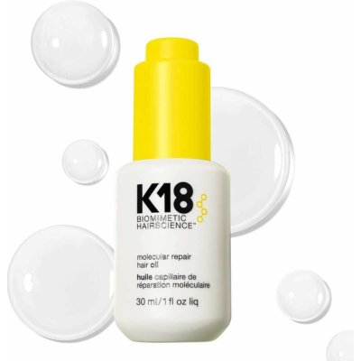 K18 Molecular Repair Hair Oil Suchý olej na vlasy 30 ml – Zboží Dáma