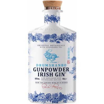 Drumshanbo Gunpowder Irish Gin Ceramic 43% 0,7 l (holá láhev) – Zbozi.Blesk.cz