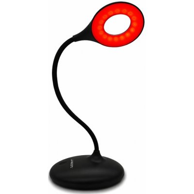 Lunesto LED Lampička na čtení bez modré složky Barva světla: Červená (1100K), Barva lampičky: Černá – Hledejceny.cz