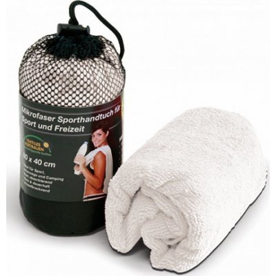 Printwear Rychleschnoucí sportovní ručník z mikrovlákna 40 x 80 cm Bílá – Zboží Mobilmania