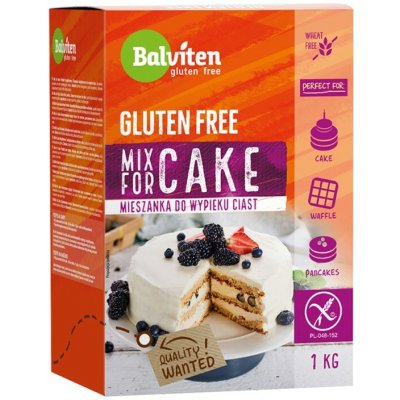Balviten Směs na dorty wafle palačinky bez lepku 1kg – Zboží Dáma