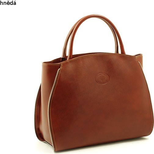 velká dámská kabelka shopper bag A4 kožená hnědá od 1 690 Kč - Heureka.cz