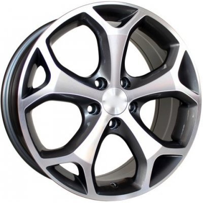 Racing Line BK386 7,5x17 5x108 ET50 grey polished | Zboží Auto