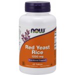 Now Foods Foods Červená Rýže Red Yeast Rice 1200 mg 60 tablet – Hledejceny.cz