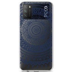 Pouzdro TopQ Xiaomi Poco M3 silikon Navy Mandala