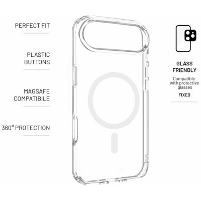 Fixed MagPure s podporou MagSafe pro Apple iPhone Air, čirá – Zboží Mobilmania
