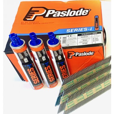 Hřebíky 2,8 x 63 Kroužkové s plynem pro Paslode IM90Xi, IM90Ci, IM100Ci, obj.142011 – Sleviste.cz