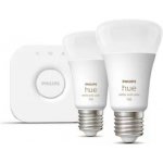 HUE BT LED žárovka 2x E27 A60 9W 1100lm 2000-6500K + 16 mil. barev + Bridge – Hledejceny.cz