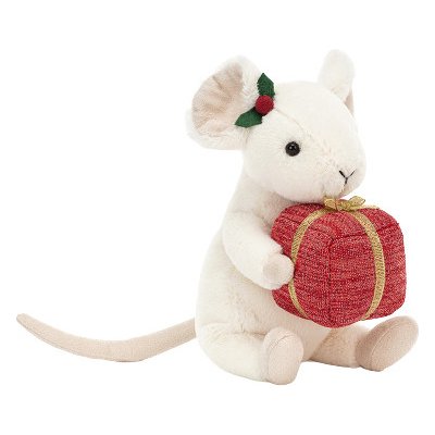 Jellycat vánoční myška s dárkem 27 cm – Zbozi.Blesk.cz