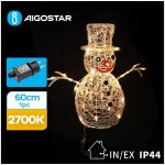 Aigostar-LED Venkovní vánoční dekorace LED 3,6W 31 230V 2700K 60cm IP44 sněhulák | AI0475 – Hledejceny.cz