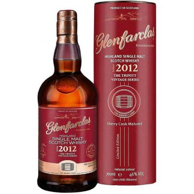 Glenfarclas 2012 Trinity Vintage Series 46% 0,7 l (tuba) – Hledejceny.cz