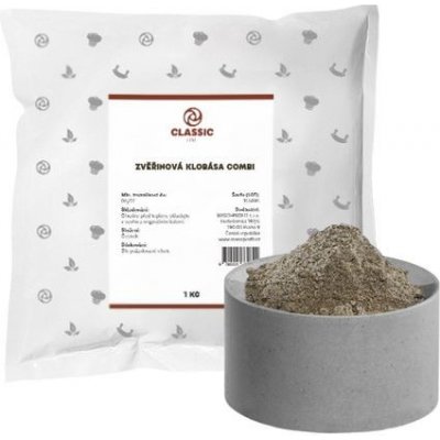 Classic line Zvěřinová klobása combi 1 kg – Zbozi.Blesk.cz