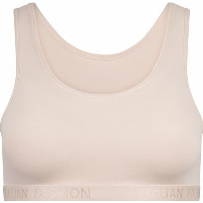 Italian Fashion dívčí podprsenkový top Nikola Světle béžová – Sleviste.cz