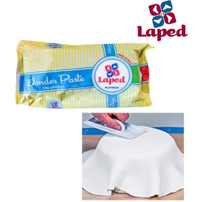 Laped Potahovací hmota Wonder sněhově bílá 1 kg – Zboží Dáma