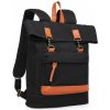 Cestovní tašky a batohy KONO roll-top černá 14 l