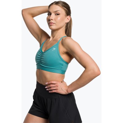 Gymshark Ruched Training Sports fauna teal fitness
