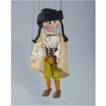 Mašek umělecká výroba Loutka dřevěná Jánošík 35 cm – Zboží Dáma