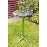 HI 423949 Skládací bistro bar/stůl hliník kulatý 60 x 60 x (58–115) cm – Hledejceny.cz