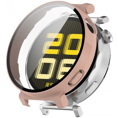 VSECHNONAMOBIL 93450 FULL COVERAGE Plastový kryt se sklem pro Huawei Watch GT 5 41mm růžový – Zboží Živě