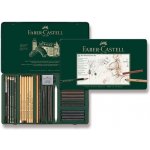 Faber-Castell Sada Faber Castell Pitt Monochrome plech.krabička 33ks – Hledejceny.cz