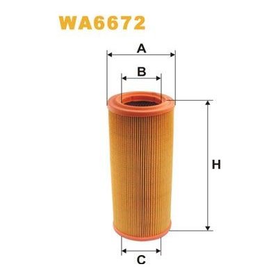 Vzduchový filtr WIX FILTERS WA6672 – Hledejceny.cz
