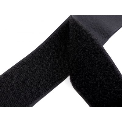 Stoklasa Suchý zip háček + plyš šíře 50 mm Balení: 1 m, Varianta: 2 černá 2 černá – Hledejceny.cz