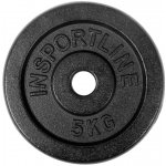 inSPORTline Ocelové závaží Blacksteel 5 kg 30 mm